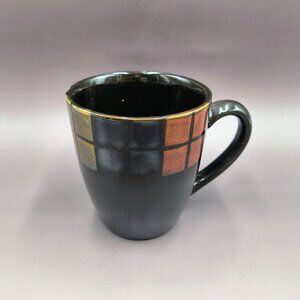 Pfaltzgraff Calico Stoneware Cup Mug Multicolor Squares